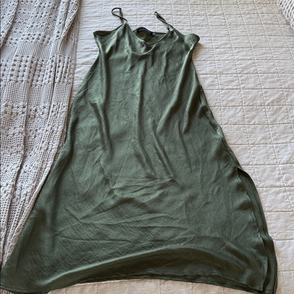 Calvin Klein Jeans Midi Slip Dress